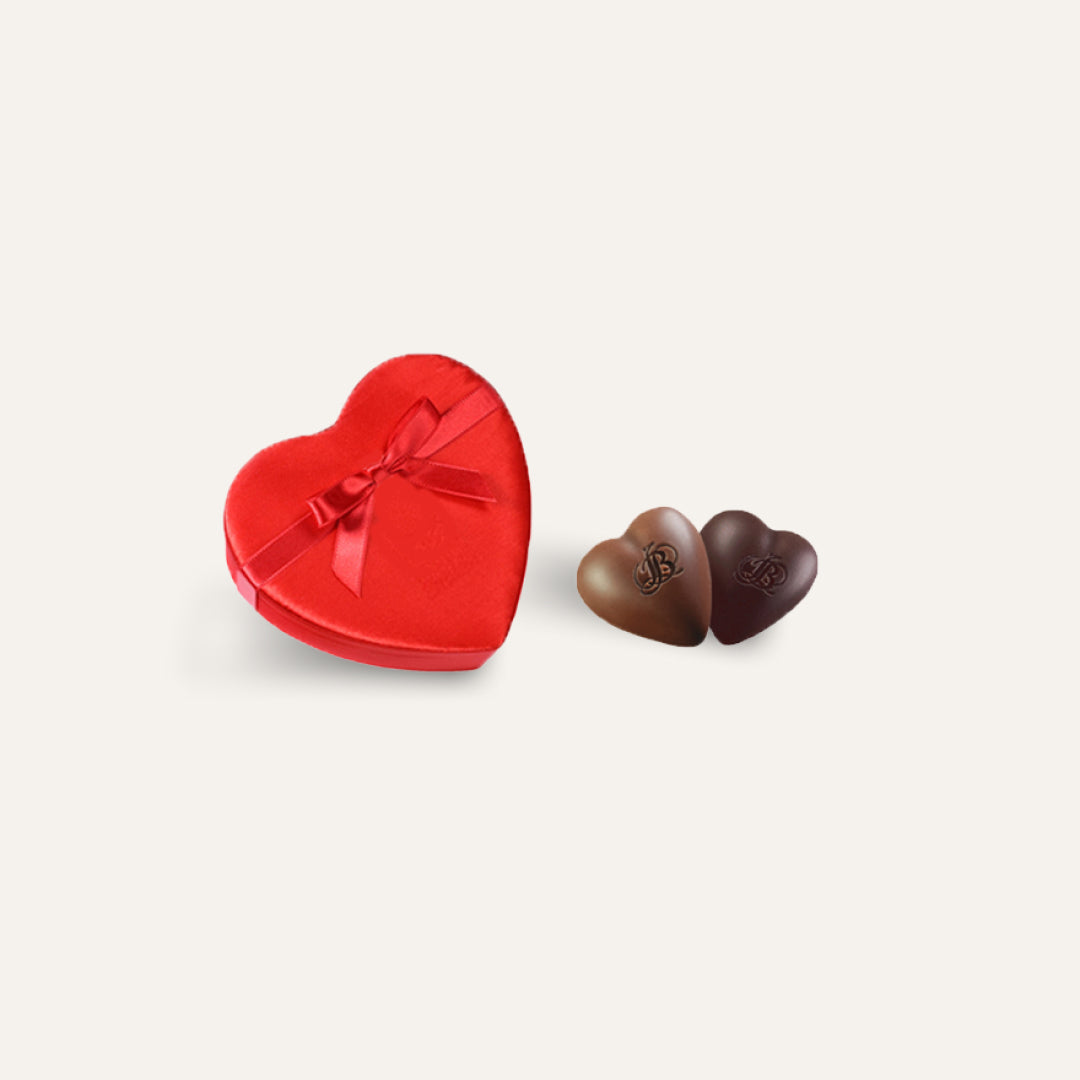 MINI COEUR SATIN 2 CHOCOLATS